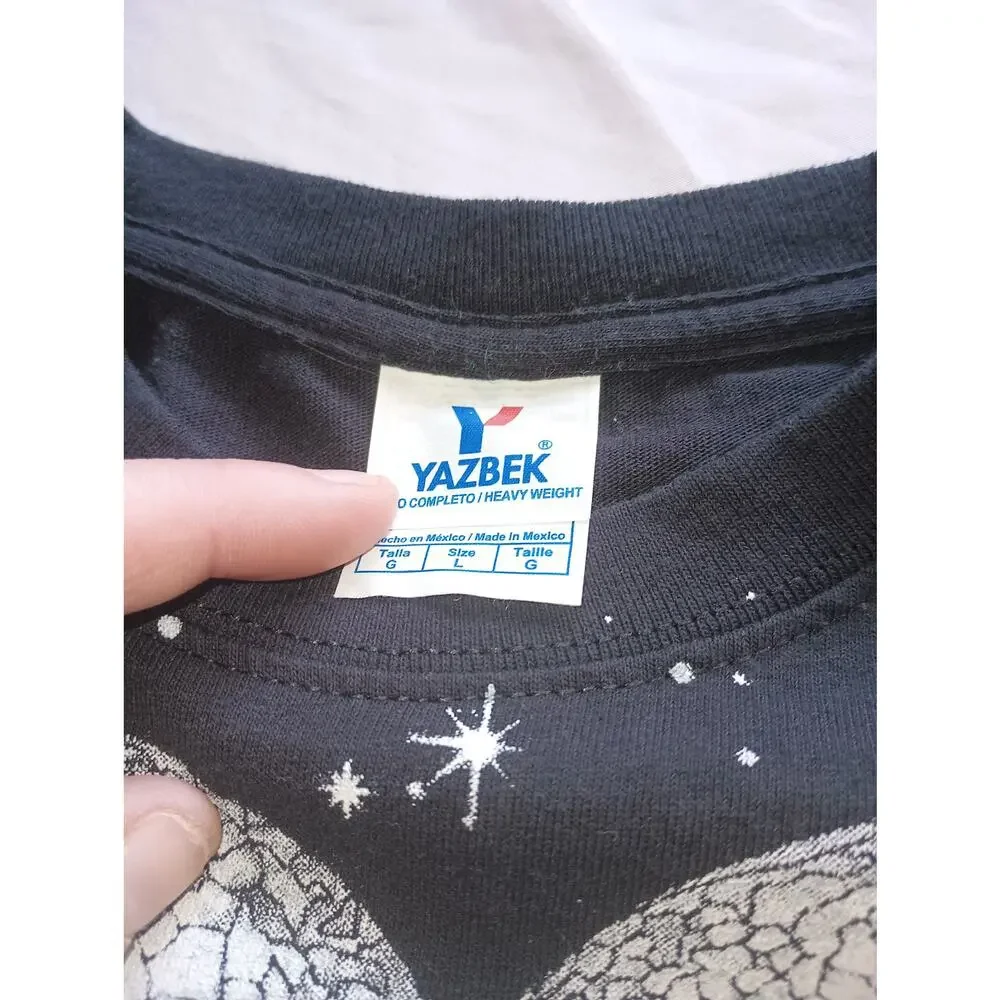 Mexico Yazbek Tag Vintage Mens All Over Graphic T-shirt Size Large - Picture 2 of 4